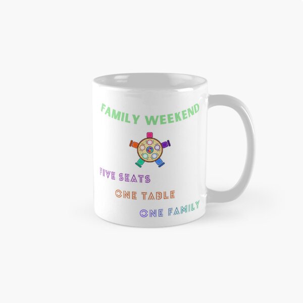 Item preview, Family Weekend - Colourful Family Time Design designed and sold by JiderichHub.