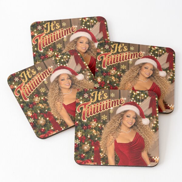 Item preview, A Merry Christmas and Happy Holidays from Mariah Carey - fan art designed and sold by PopCultureAndStuff.