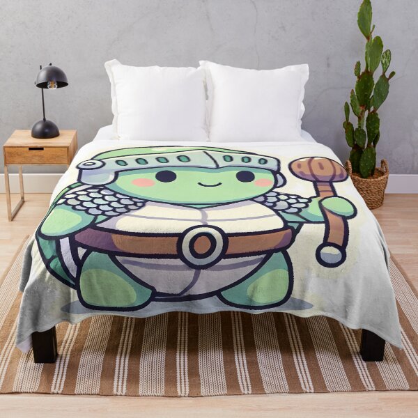 Item preview, Cute Turtle Warrior with Wooden Club designed and sold by ToobyDesigns.