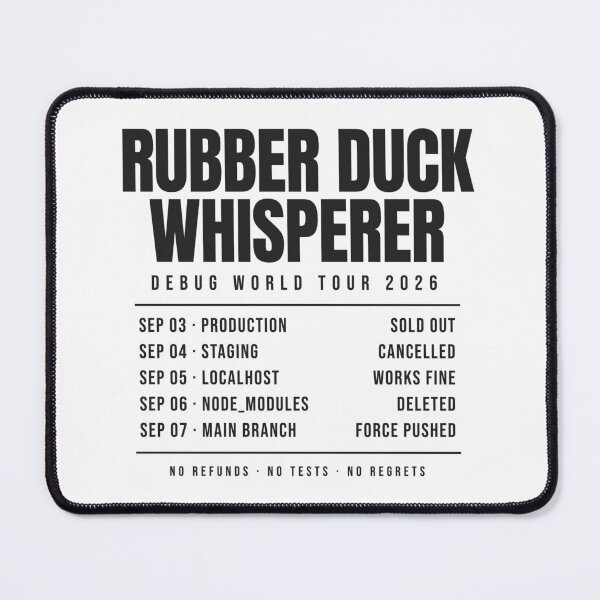 Item preview, Rubber Duck Whisperer Debug Tour designed and sold by Esc To Interrupt.