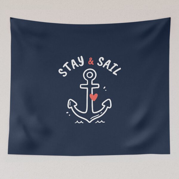 Item preview, Stay & Sail Anchor – Ocean Wonders Nautical Coastal Design designed and sold by Sea Gem.