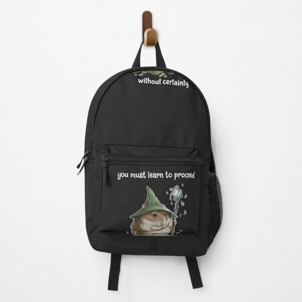 Item preview, You Must Learn To Proceed Without Certainty Wizard Mouse Fantasy Adventure designed and sold by mareix.