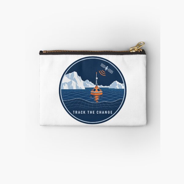 Item preview, Track The Change – Climate Research Vessel & Satellite – Ocean Science Art Tee designed and sold by bobscraze.