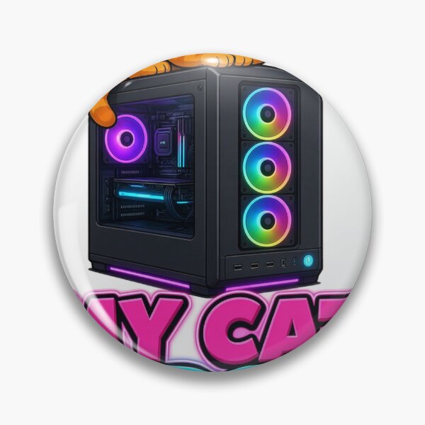Item preview, My Cat Judges My PC Build Funny Gamer Cat RGB Computer designed and sold by TitanForged.