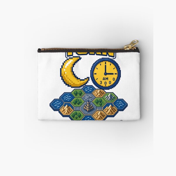 Item preview, Just One More Turn Funny Strategy Gamer Night Owl Pixel Art designed and sold by TitanForged.