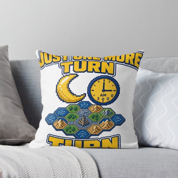 Item preview, Just One More Turn Funny Strategy Gamer Night Owl Pixel Art designed and sold by TitanForged.