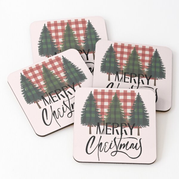 Item preview, Buffalo Plaid Christmas Trees designed and sold by Structure-Blue.
