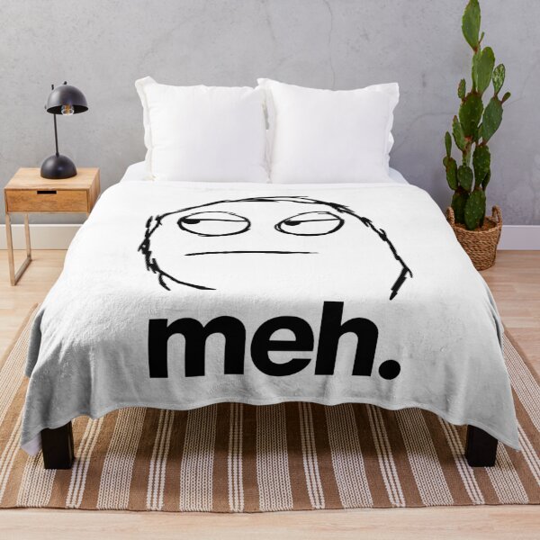 Item preview, Meh. Unimpressed Eye Roll Doodle Face Sarcastic Meme designed and sold by MOHAMED.