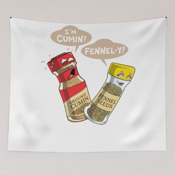 Item preview, Im Cumin Fennel-y Funny Cumin And Fennel Seeds Spice Pun Chef Humor designed and sold by mareix.