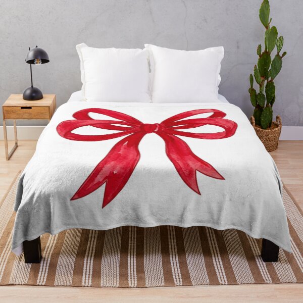 Item preview, Minimalist Vibrant Red Christmas Bow designed and sold by Shakira & Sahir Press Alliance.