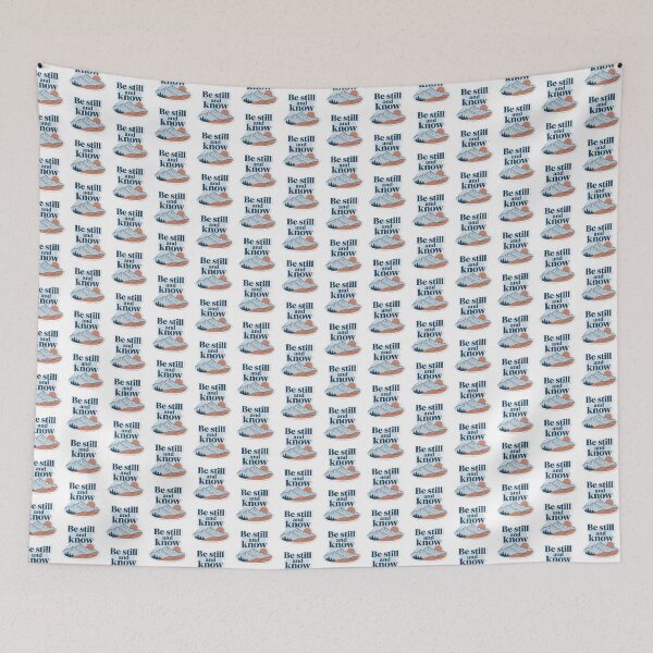 Item preview, Be Still and Know Psalm 46:10 Christian Faith Shirt designed and sold by Illustrated Faith.