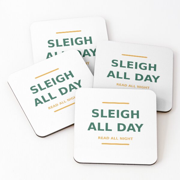 Item preview, Book Club Christmas Sleigh All Day Read All Night Gift designed and sold by ClubLifeCo.