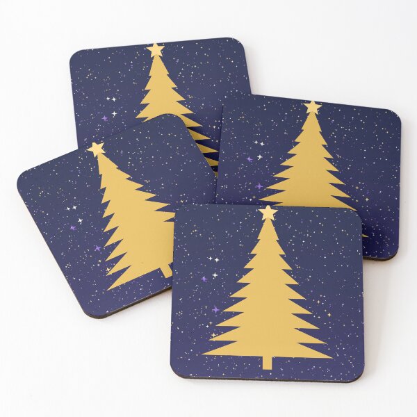 Item preview, Douglas Fir & Gold Stars designed and sold by coconuth3ad.