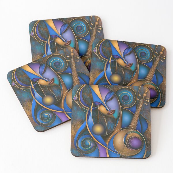 Item preview, Sapphire Melodies in Gold designed and sold by bloorose.