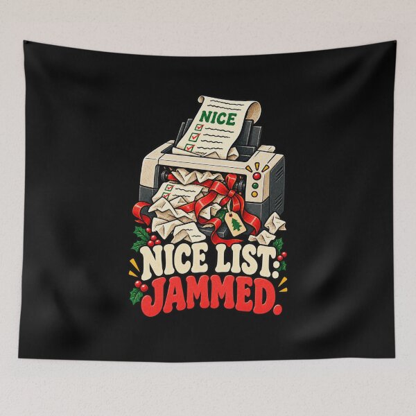 Item preview, Funny Office Christmas Nice List Jammed Printer Humor designed and sold by MOTIFOLK.