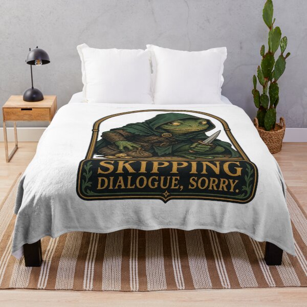 Item preview, Skipping Dialogue Sorry Frog Rogue designed and sold by MOSIDRIP™.