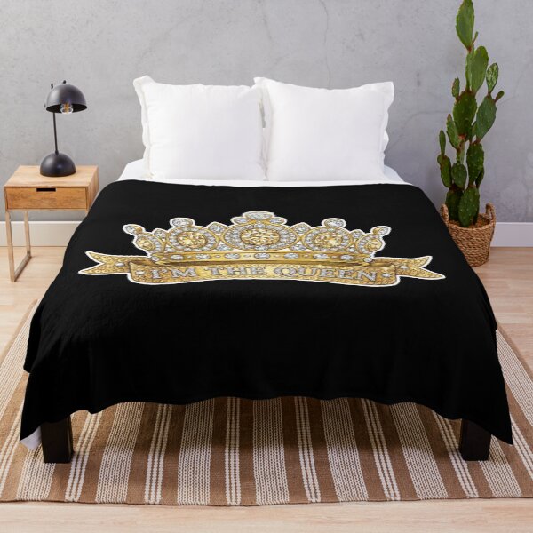 Item preview, Gold Crown I'm The Queen Sparkle Diamond Design designed and sold by MaRCAStro.