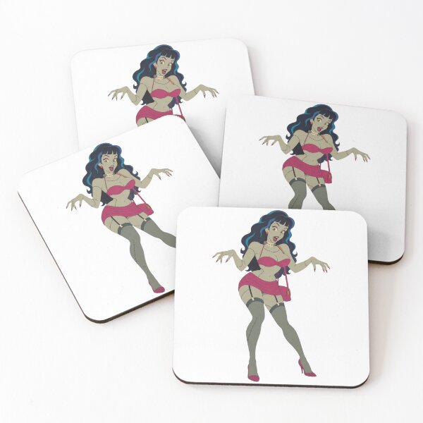 Item preview, Gothic Zombie Pin-Up – Retro Cartoon Glamour designed and sold by  Hollow Moon Studios..