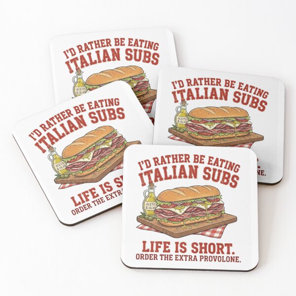 Item preview, I'd Rather Be Eating Italian Subs - Funny Retro Sandwich Lover Design designed and sold by designwiss.