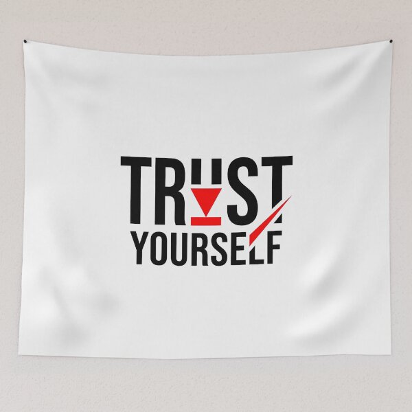 Item preview, Trust Yourself Motivational Typography – Self Belief Inspirational Design designed and sold by Tee-Show.