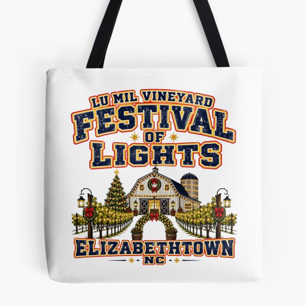 Item preview, Elizabethtown Christmas Vineyard Lights White Barn Family Gift designed and sold by IRON WINGS /USAF.