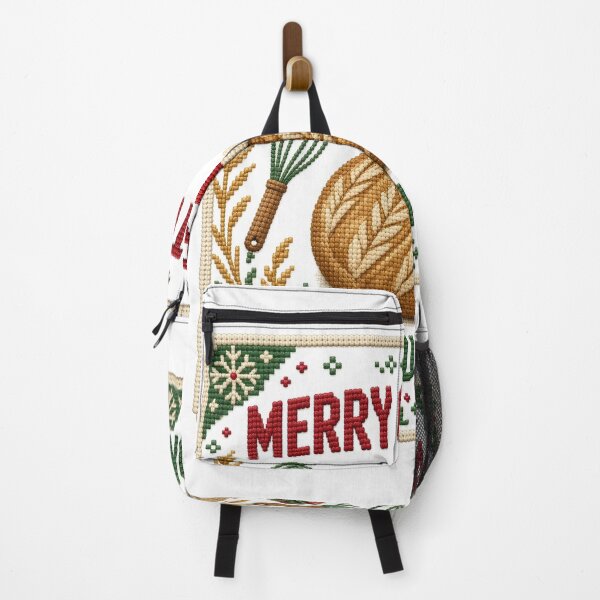 Item preview, Merry Crustmas Sourdough Season Knit Sweater Patch designed and sold by UncleFizziwigs.