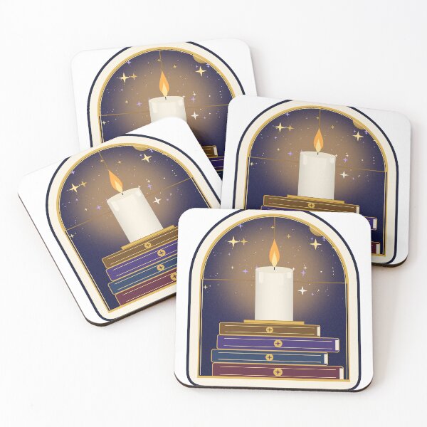 Item preview, Dark Academia Candle & Books designed and sold by coconuth3ad.