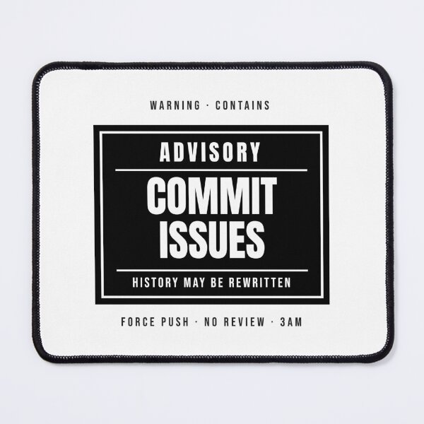 Item preview, Commit Issues Git Advisory designed and sold by Esc To Interrupt.