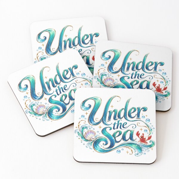 Item preview, The Little Mermaid - UNDER THE SEA designed and sold by Lyric Vault - Rock on.
