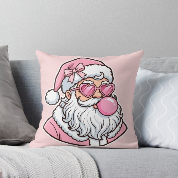 Item preview, Cool Retro Pink Coquette Santa With Heart Sunglasses designed and sold by CacheyArts.