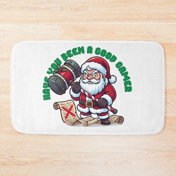 Item preview, santa bam hammer christmas have you been a good gamer designed and sold by samuzai.