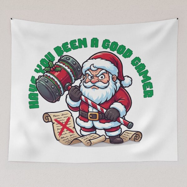 Item preview, santa bam hammer christmas have you been a good gamer designed and sold by samuzai.