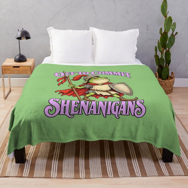 Item preview, Off to Commit Shenanigans Frog Medieval Meme designed and sold by Endless7Art.