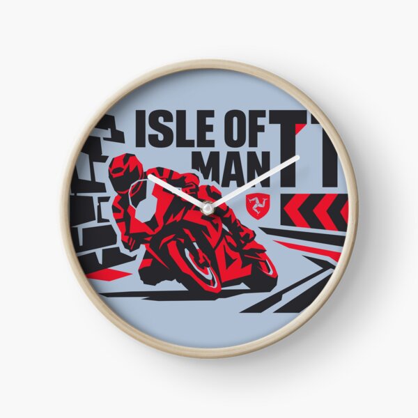 Item preview, Isle Of Man TT Motorcycle Racing Tourist Trophy Red Black Graphic    designed and sold by KiwiRider.