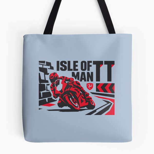 Item preview, Isle Of Man TT Motorcycle Racing Tourist Trophy Red Black Graphic    designed and sold by KiwiRider.