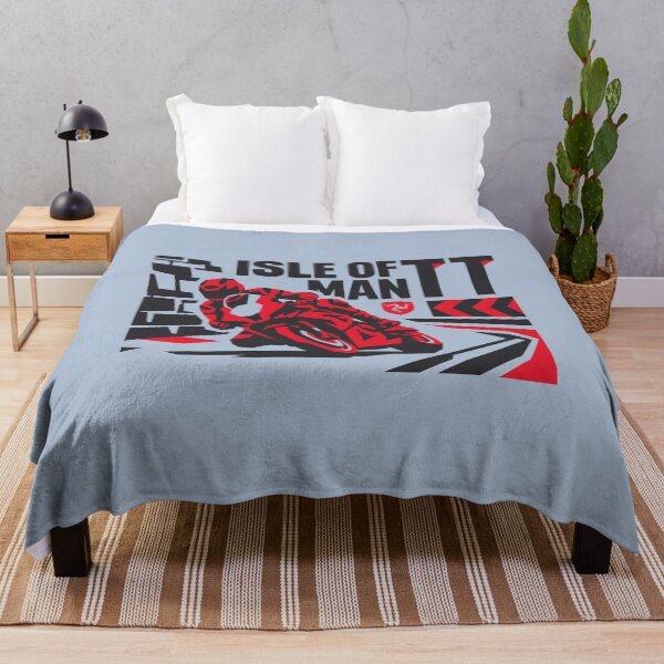 Item preview, Isle Of Man TT Motorcycle Racing Tourist Trophy Red Black Graphic designed and sold by KiwiRider.