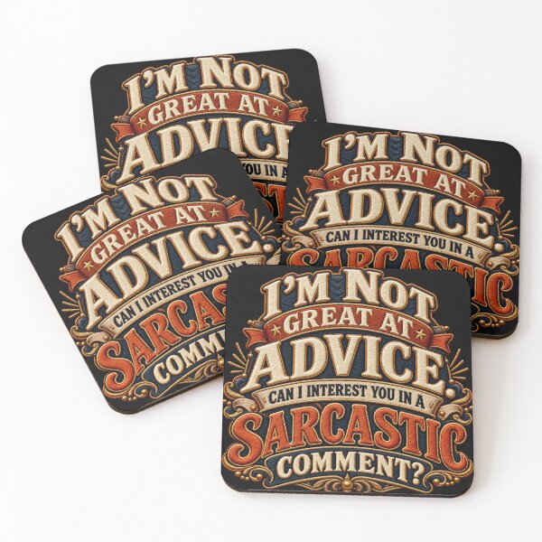 Item preview, Sarcastic Dad Joke – I’m Not Great at Advice Funny Retro 70s Embroidered Typography designed and sold by Emoji Emblems.