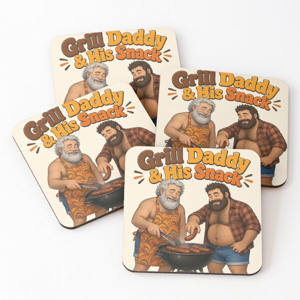 Item preview, Grill Daddy & His Snack Tom & Tony Gay Bear BBQ designed and sold by Tom&Tony.