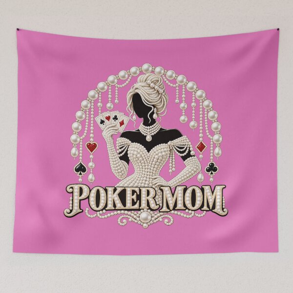 Item preview, Pearl Portrait Poker Mom Card Player Glam designed and sold by fethialtaf.