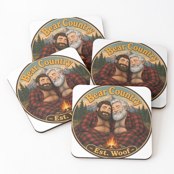 Item preview, Bear Country Est. Woof Tom & Tony Gay Bear Camping designed and sold by Tom&Tony.