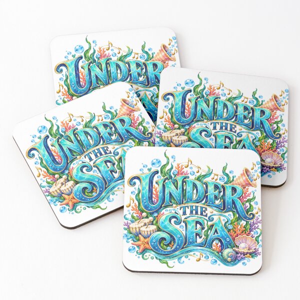 Item preview, The Little Mermaid - UNDER THE SEA designed and sold by Lyric Vault - Rock on.