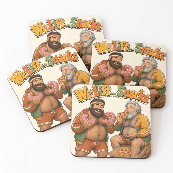 Item preview, We Lift Snacks Funny Gay Bear Gym Tom & Tony designed and sold by Tom&Tony.
