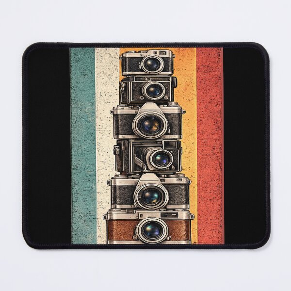 Item preview, Vintage Film Cameras - Photography Lover Gift T-Shirt Vintage Camera Stack Design designed and sold by 5lav.