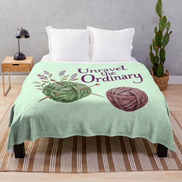 Item preview, Knitting: Unravel the ordinary designed and sold by PanaluPrint .