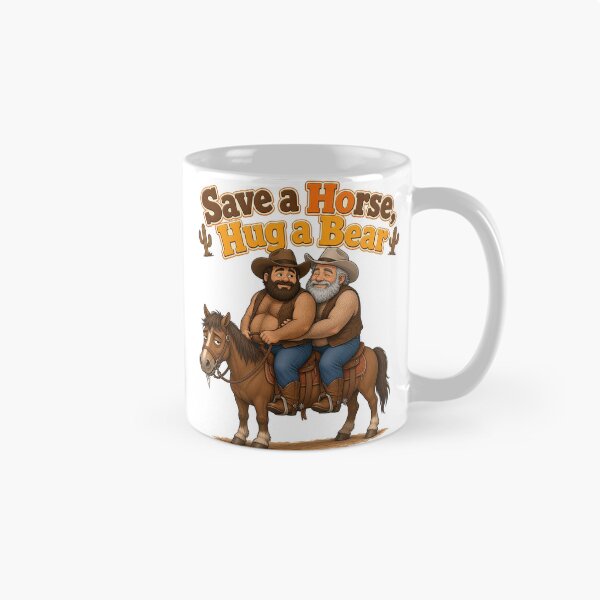 Item preview, Save a Horse Hug a Bear Gay Cowboy Tom & Tony designed and sold by Tom&Tony.
