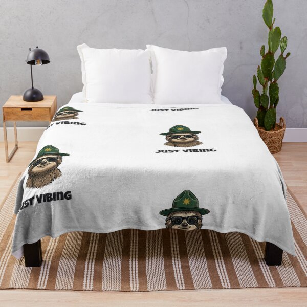 Item preview, Just Vibing Funny Sloth Deputy Design designed and sold by Wild Shades.