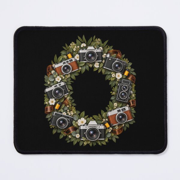 Item preview, Vintage Film Cameras - Photography Lover Gift T-Shirt Camera Vintage Wreath Design designed and sold by 5lav.