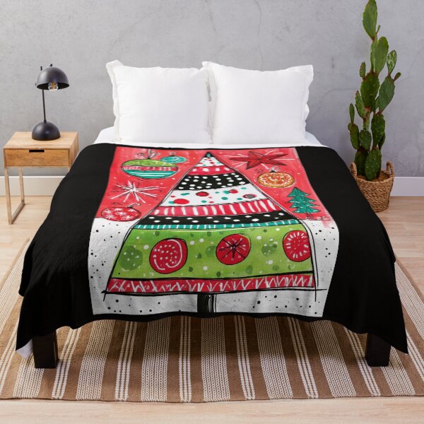 Item preview, Celebrate Christmas with a Geometric Tree, Striking Stripes, Festive Ornaments, and a Patterned Star designed and sold by OlfactoART Studio.
