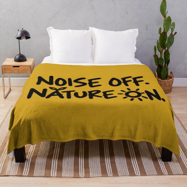 Item preview, NOISE OFF. NATURE ON. designed and sold by GoodBloomStudio.