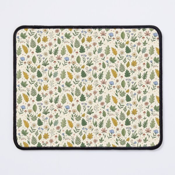 Item preview, Cottagecore Wildflower and Forest Leaves Pattern designed and sold by Marietna2110.